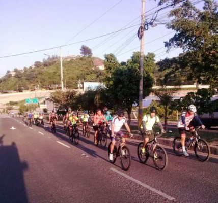 Un éxito, el simulacro de la Cuarta Vuelta Ciclística de Tegucigalpa