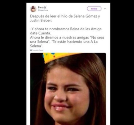 Los memes que generó el hilo de Twitter de la relación tóxica de Justin Bieber y Selena Gómez