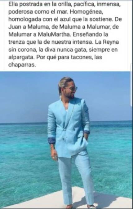 Los memes contra Maluma tras llamarse 'Juan del Mar'