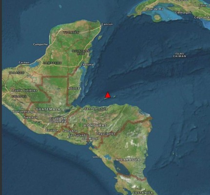Sismo de 4.9 grados en la isla de Roatán