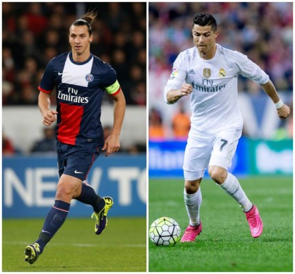 Ibrahimovic-Cristiano, duelo estrella en el Parque de los Príncipes