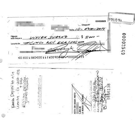 Cheques comprometen a extesorera del IHSS