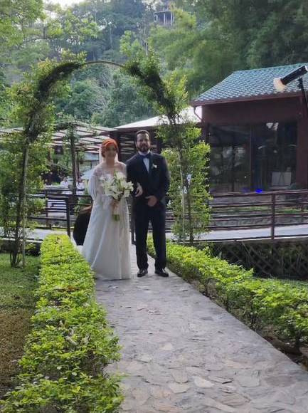 Lo que no se vio de la lujosa boda de Hannah Ponce en Copán