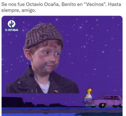 Reacciones en redes sociales por la muerte de 'Benito' Rivers de Vecinos   