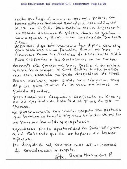 ¿De qué delitos acusa EUA a Mauricio Hernández Pineda? Detalles de los cargos