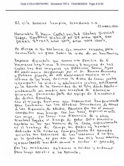 ¿De qué delitos acusa EUA a Mauricio Hernández Pineda? Detalles de los cargos