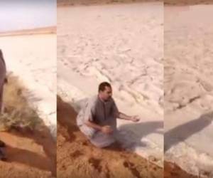 Un increíble río de arena sorprende en Arabia Saudita y al mundo entero.