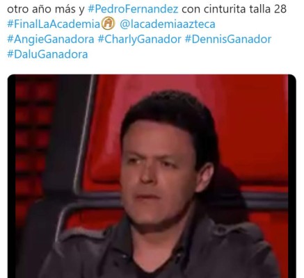 Pedro Fernández blanco de memes por su rostro y voz en La Academia