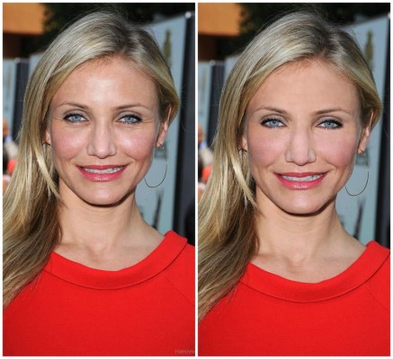 La belleza falsa de cantantes, actrices y modelos