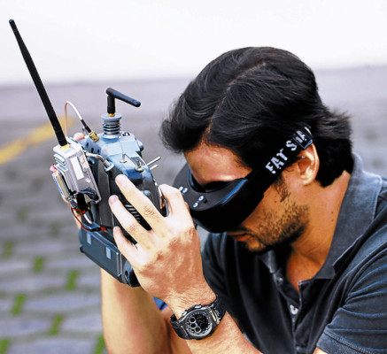 Cazador de imágenes desde las alturas