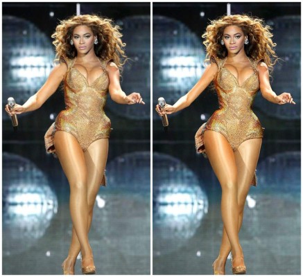 La belleza falsa de cantantes, actrices y modelos