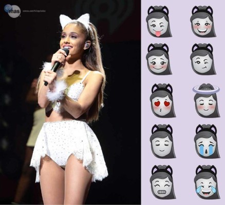 Emoticones inspirados en las celebridades del espectáculo