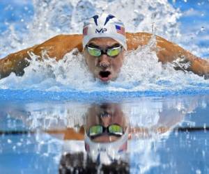 Michael Phelps asistirá a sus quintos Juegos Olímpicos en busca de incrementar la cuenta histórica personal y en representación de los EEUU, foto: Agencias.