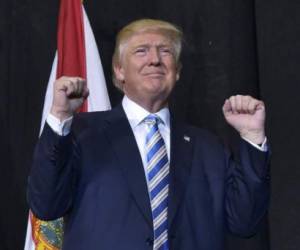 Donald Trump fue favorecido por el Colegio Electoral para convertirse en el próximo presidente de Estados Unidos, foto: AFP.