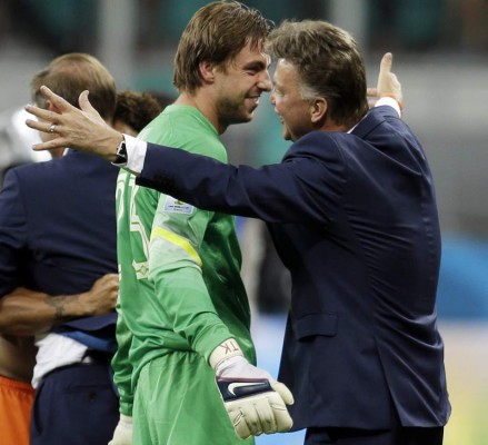 Van Gaal y su arma secreta Tim Krul&nbsp;