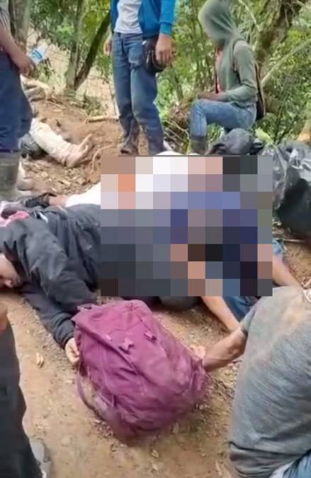 Imágenes del volcamiento donde murieron cuatro migrantes venezolanos en Honduras