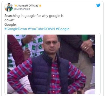 Los inesperados memes que dejó la caída mundial de Google