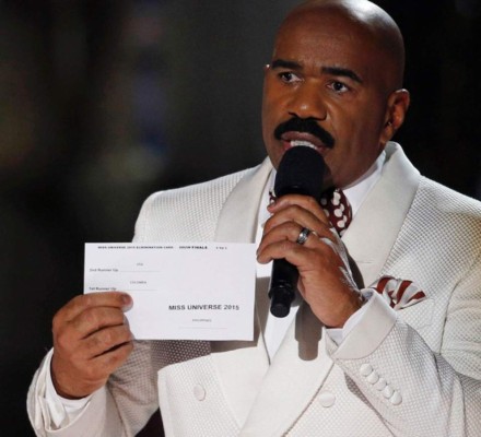Steve Harvey admite que ''se siente terrible'' por el erro en Miss Universo