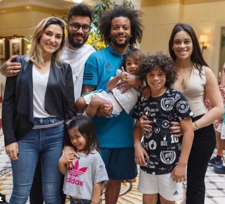 Así es la encantadora familia de Marcelo, jugador del Real Madrid