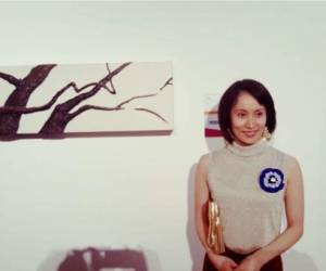 Naomi Ohki agradeció que sus obras hayan sido merecedoras de una mención de honor.