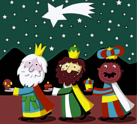 Los Reyes Magos en casa