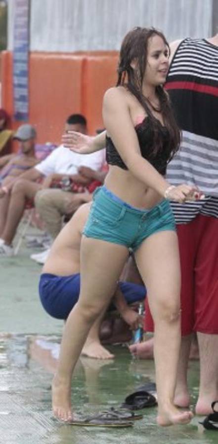 Ellas se robaron las miradas en los centros turísticos