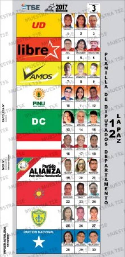 Estos son los 30 candidatos a diputados por el departamento de La Paz