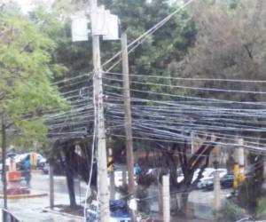 En horas del mediodía se registró algunas lluvias en la capital.