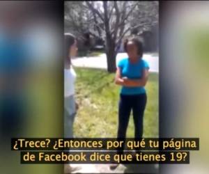 La mujer usando una cuenta falsa de Facebook, citó a su hija a un lugar en específico y grabó toda la conversación.