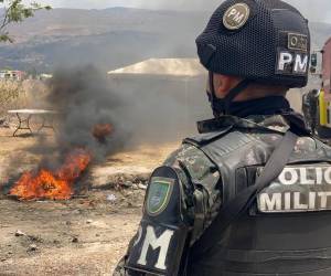 Las Fuerzas Armadas, a través de la Policía Militar del Orden Público, en coordinación con el Ministerio Público, realizaron este viernes la incineración de 20 kilos de cocaína que fue decomisada en carretera a Colón.