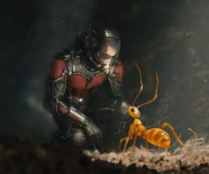 ANT-MAN. Su tamaño miniatura sería un peligro para él, en su transformación hasta una hormiga puede ser un enemigo.