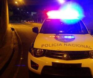 Elementos de la Policía Nacional se apersonaron a la zona donde estaba el cadáver.