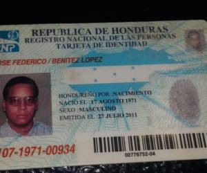 Federico Benítez López (46) fue asesinado en Comayagua