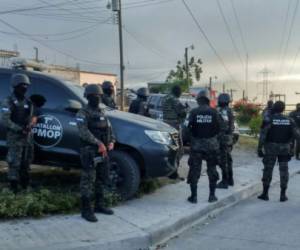 Elementos de la Policía Militar intervinieron barrios y colonias de varias zonas de Honduras en combate a la extorsión.
