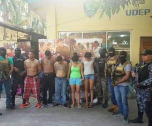 Los supuestos mareros fueron identificados como Yanai Edgardo Cabrera Morel, Francisco Javier López Guardado, Carlos Armando Díaz Flores, Evelyn Grisenia Banegas Murillo, y María José Moreno Cruz.