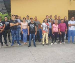 El personal de la delegación de Migración en Choluteca solo puede revisar los antecedentes de los migrantes a fin de asegurarse que ninguno tenga cuentas pendientes con la ley.