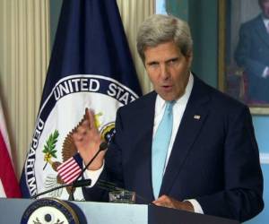 John Kerry, secretario de Estado de los Estados Unidos de América.