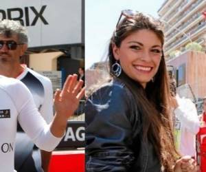 La hermosa italiana, que fue finalista del certamen Miss Italia, estuvo con el piloto de motos por cinco años.