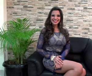 Lissethe Espinoza, de 23 años destacó en el certamen.