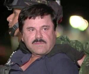El mexicano Joaquín 'Chapo' Guzmán, uno de los narcotraficantes más célebres del mundo, fue condenado este miércoles por un juez de Nueva York a pasar el resto de sus días en una cárcel de Estados Unidos. Foto: AFP.