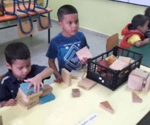 Este día los menores llegaron solo para organización (Foto: El Heraldo Honduras/ Noticias de Honduras)