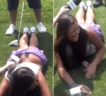 Modelo demanda a Playboy por golpe de golf en los glúteos