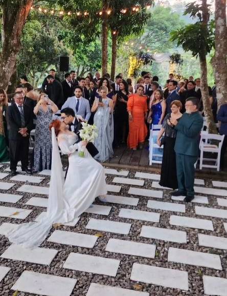 Lo que no se vio de la lujosa boda de Hannah Ponce en Copán