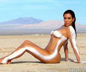 Kim Kardashian y sus sensuales fotos en el desierto