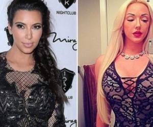Alexandra Harra es comparada con la socialité Kim Kardashian.