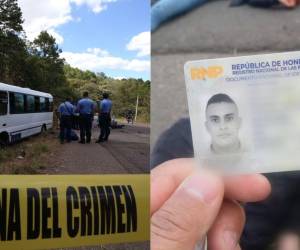 Un trágico accidente en la carretera de Tegucigalpa a Danlí dejó como saldo un miembro de la Policía Nacional muerto y un herido. Estas son las imágenes.
