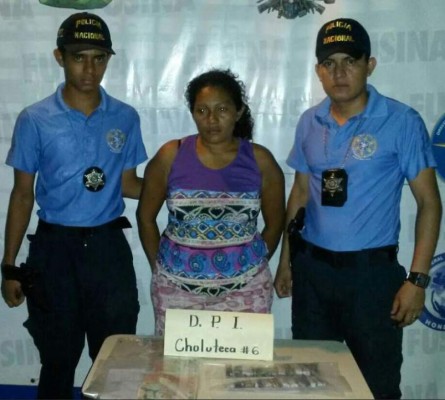 Capturan a hondureña por narcomenudeo