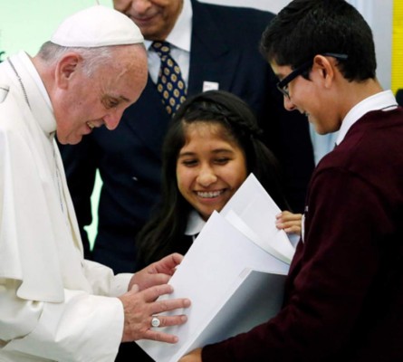 Garífunas hondureños dieron la bienvenida al Papa en Nueva York