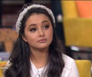 La adolescente fue invitada al programa Hoy de la cadena mexicana Televisa.