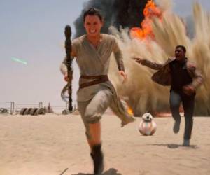 Escena de la nueva cinta de Star Wars.